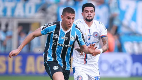 Bahia x Grêmio se enfrentam pelo Brasileirão. Foto: Maxi Franzoi/AGIF