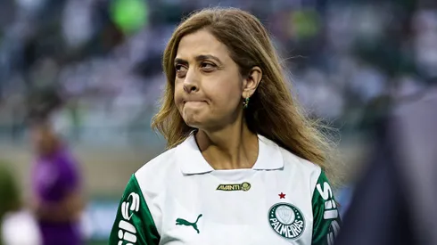 SP – BARUERI – 12/04/2025 – BRASILEIRO A 2025, PALMEIRAS X CORINTHIANS – Leila Pereira presidente do Palmeiras antes da partida contra o Corinthians no estadio Arena Barueri pelo campeonato Brasileiro A 2025. Foto: Fabio Giannelli/AGIF