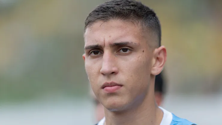 Monsalve jogador do Gremio durante partida contra o Ypiranga no estadio Colosso da Lagoa pelo campeonato Gaucho 2025.