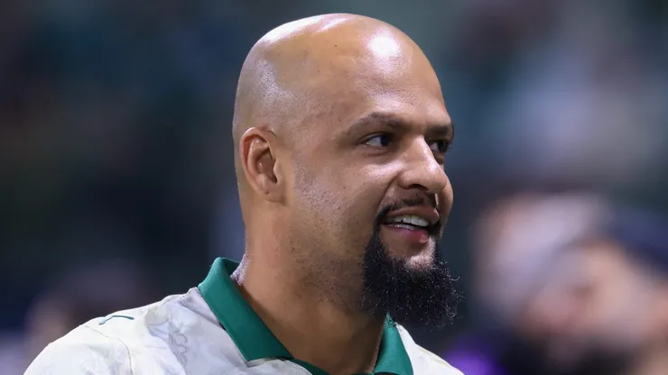 Felipe Melo antes de confronto entre Palmeiras x Corinthians na Copa do Brasil de 2025. Foto: Marcello Zambrana/AGIF