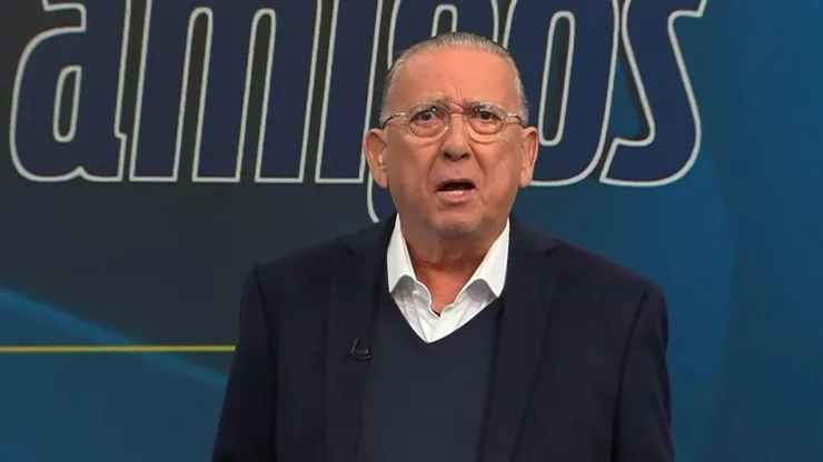 Galvão Bueno chegou a um consenso raro com Neymar e criticou a arbitragem brasileira. Foto: Reprodução/Band