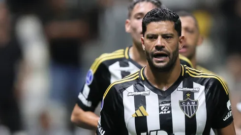 Hulk jogador do Atlético-MG durante partida contra o Bolivar no estádio Arena MRV pelo campeonato Copa Sul-americana 2025. Foto: Gilson Lobo/AGIF