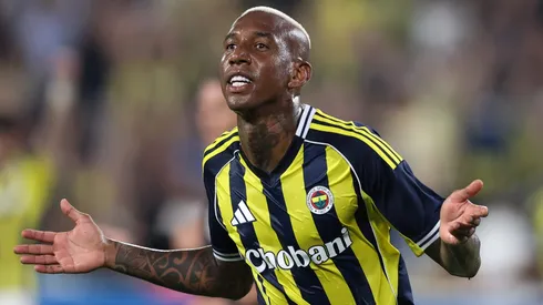 Anderson Talisca durante confronto contra o Feyenoord na Champions League 2025/26. Photo by Ahmad Mora/Getty Images