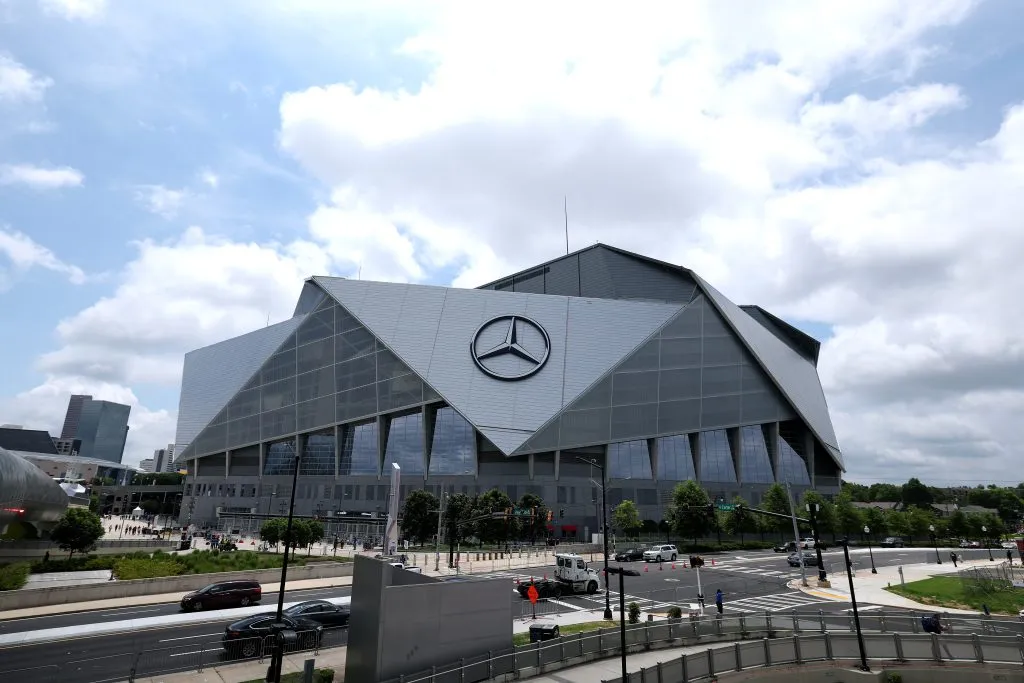 Mercedes-Benz Stadium em Atlanta. (Photo by Kevin C. Cox/Getty Images)