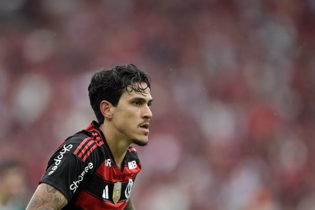 Pedro vive grande momento com a camisa do Flamengo. Foto: Thiago Ribeiro/AGIF