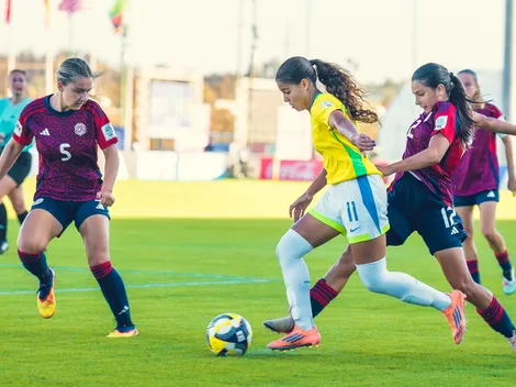 Brasil perde pênalti no fim e apenas empata em 1 a 1 com a Costa Rica na Copa do Mundo Feminina sub-17