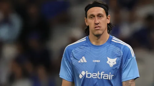 Cassio jogador do Cruzeiro durante aquecimento antes da partida contra o Vila Nova-GO no estadio Mineirao pelo campeonato Copa Do Brasil 2025.
