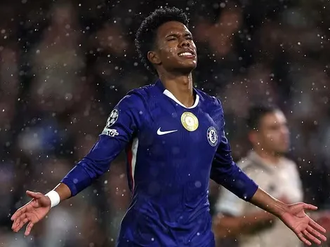 Ex-Palmeiras, Estêvão se torna o mais jovem a marcar pelo Chelsea na Champions League