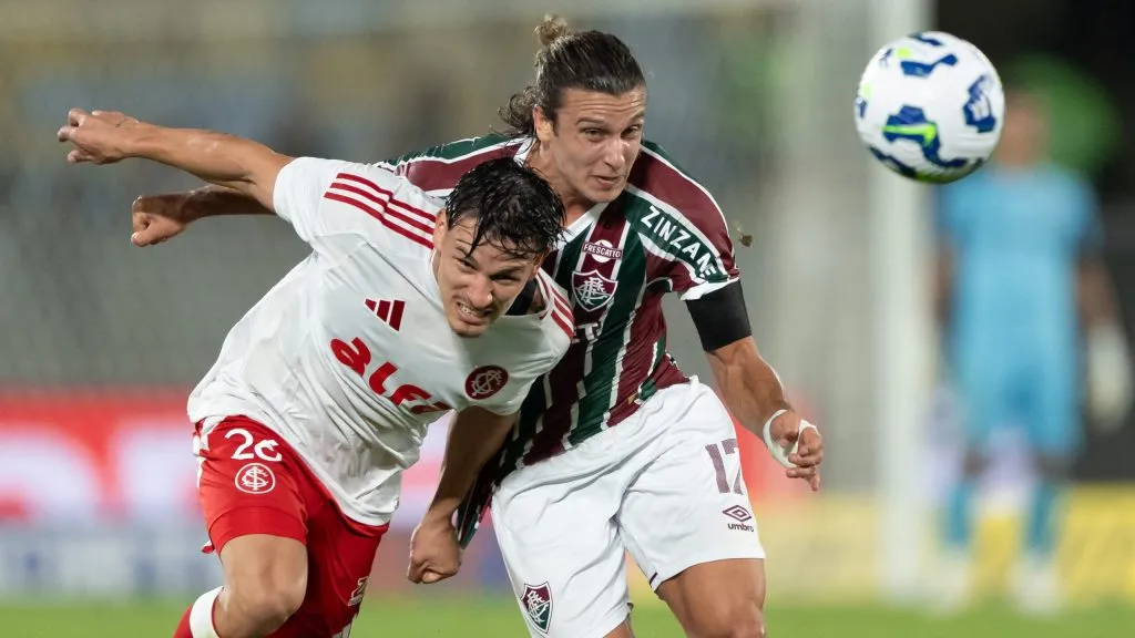 Fluminense x Internacional se enfrentam pelo Brasileirão 2025. Foto: Jorge Rodrigues/AGIF