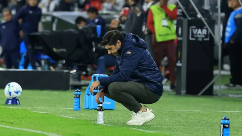 Abel Ferreira em LDU x Palmeiras. pela semifinal da Libertadores 2025. Franklin Jacome/Getty Images