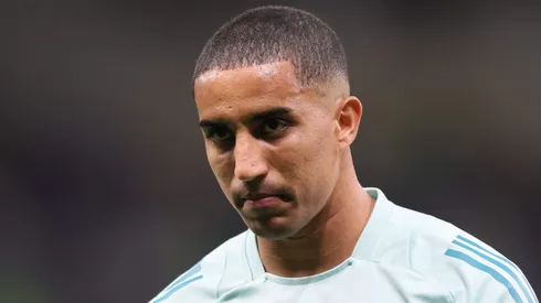 Christian durante aquecimento para partida contra o Internacional no Brasileirão 2025.