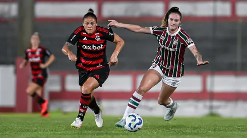 Flamengo e Fluminense brigam pelo título da Taça Guanabara (Foto: Reprodução/Nayra Halm/Staff Images Woman/CBF)