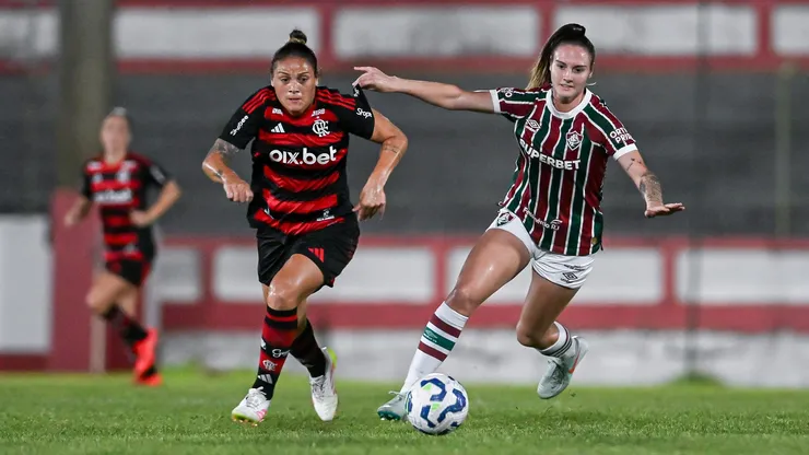 Flamengo e Fluminense brigam pelo título da Taça Guanabara (Foto: Reprodução/Nayra Halm/Staff Images Woman/CBF)
