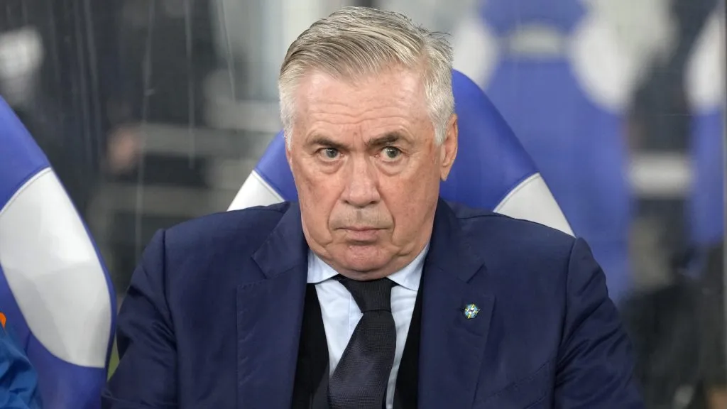 Carlo Ancelotti, treinador da Seleção Brasileira. Photo by Toru Hanai/Getty Images