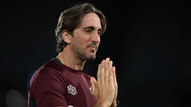 Luis Zubeldía, técnico do Fluminense. Foto: Jorge Rodrigues/AGIF
