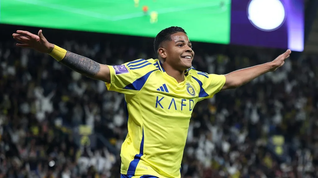 Wesley em campo pelo Al Nassr. (Photo by Abdullah Ahmed/Getty Images)
