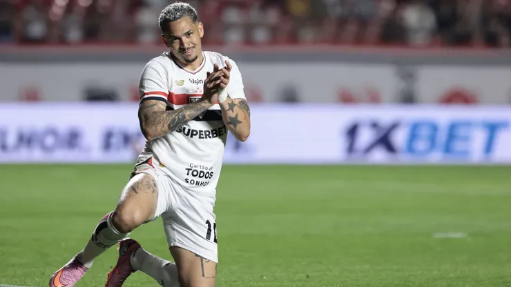 Luciano teve boa atuação em São Paulo x Bahia pelo Brasileirão. Foto: Marcello Zambrana/AGIF