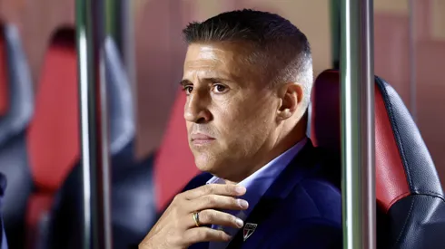 SP – SAO PAULO – 25/10/2025 – BRASILEIRO A 2025, SAO PAULO X BAHIA – Hernan Crespo tecnico do Sao Paulo durante partida contra o Bahia no estadio Morumbi pelo campeonato Brasileiro A 2025. Foto: Marcello Zambrana/AGIF