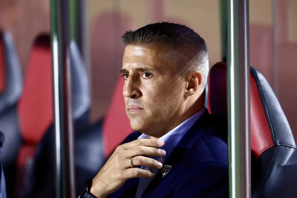 Hernán Crespo, técnico do São Paulo. Foto: Marcello Zambrana/AGIF