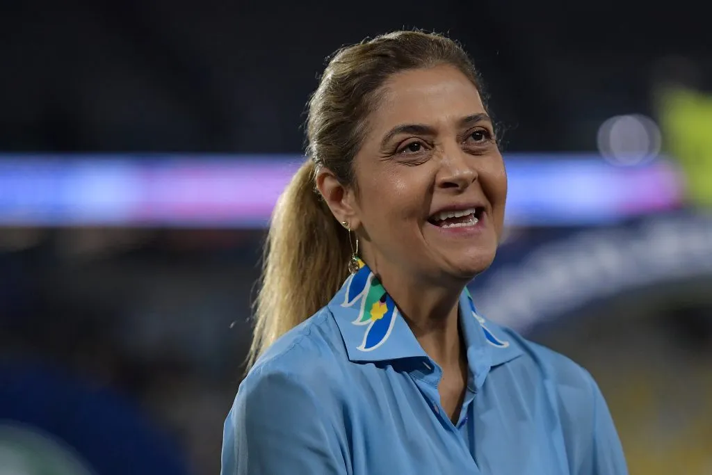 Leila Pereira, presidente do Palmeiras. Foto: Thiago Ribeiro/AGIF