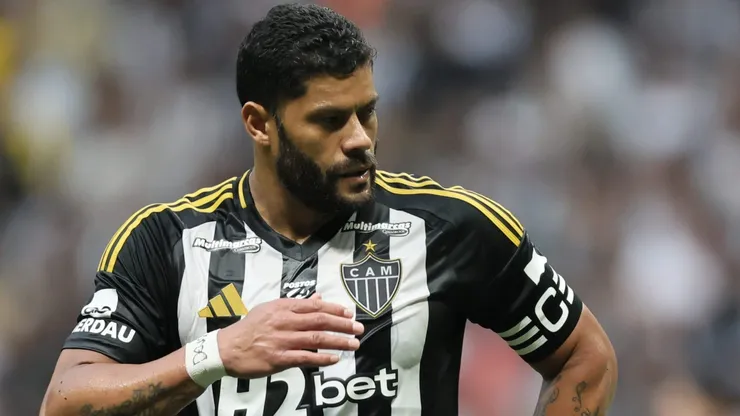 MG - BELO HORIZONTE - 14/09/2025 - BRASILEIRO A 2025, ATLETICO-MG X SANTOS - Hulk jogador do Atletico-MG durante partida contra o Santos no estadio Arena MRV pelo campeonato Brasileiro A 2025. Foto: Gilson Lobo/AGIF