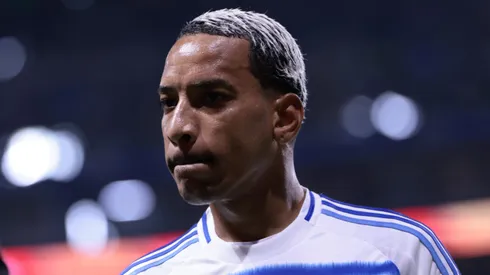 Matheus Pereira jogador do Cruzeiro durante partida contra o Palmeiras no estadio Arena Allianz Parque pelo campeonato Brasileiro A 2025. Foto: Marcello Zambrana/AGIF