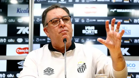 Presidente do Santos ficou na bronca com a arbitragem.