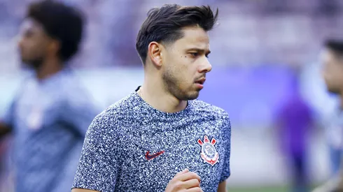 Romero jogador do Corinthians durante partida contra o Portuguesa no estadio Pacaembu pelo campeonato Paulista 2025.