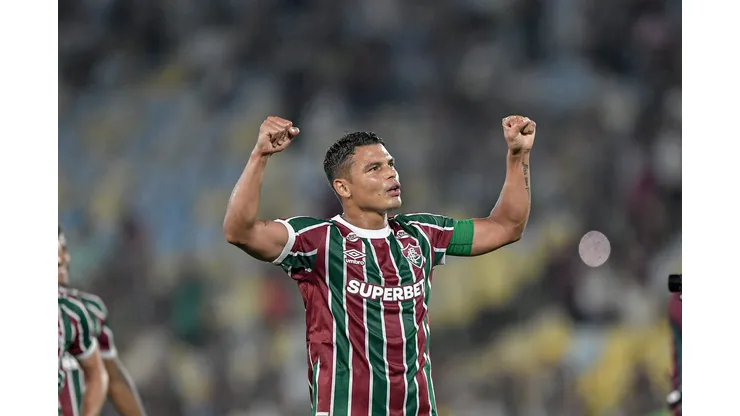 RJ - RIO DE JANEIRO - 10/09/2025 - COPA DO BRASIL 2025, FLUMINENSE X BAHIA - Thiago Silva jogador do Fluminense durante partida contra o Bahia no estadio Maracana pelo campeonato Copa Do Brasil 2025. Foto: Thiago Ribeiro/AGIF