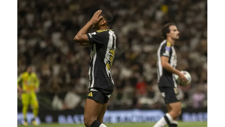 MG - BELO HORIZONTE - 28/10/2025 - COPA SUL-AMERICANA 2025, ATLETICO-MG X INDEPENDIENTE DEL VALLE - Rony jogador do Atletico-MG durante partida contra o Independiente del Valle no estadio Arena MRV pelo campeonato Copa Sul-americana 2025. Foto: Fernando Moreno/AGIF