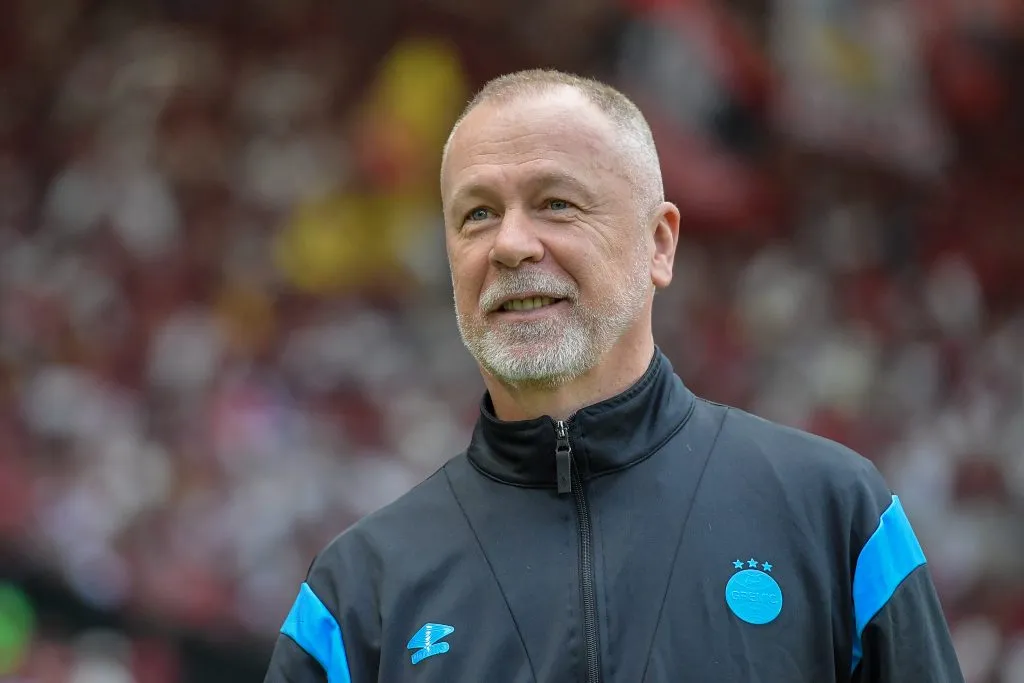 Mano Menezes, técnico do Grêmio. Foto: Thiago Ribeiro/AGIF