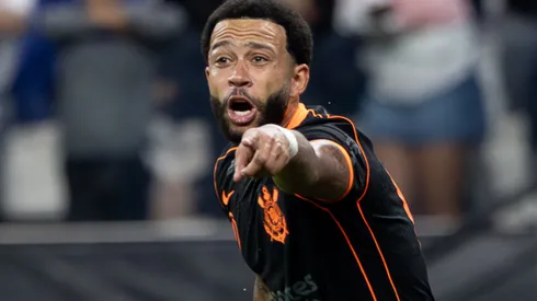 Memphis Depay, atacante do Corinthians. Foto: Joisel Amaral/AGIF