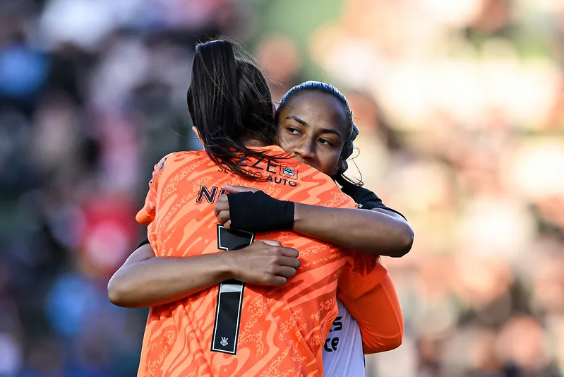 Nicole durante a final da Libertadores Feminina – Foto: taff Images Woman/Conmebol