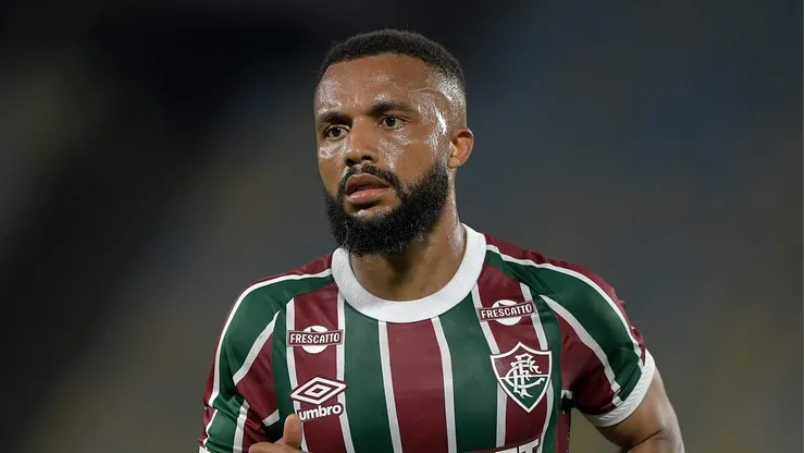 Samuel Xavier jogador do Fluminense durante partida contra o Ceara no estadio Maracana pelo campeonato Brasileiro A 2025. Foto: Thiago Ribeiro/AGIF