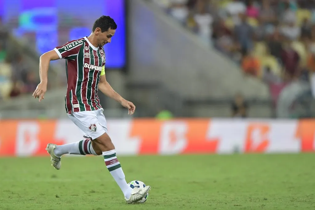 Ganso jogador do Fluminense durante partida contra o Sport  – Foto: Thiago Ribeiro/AGIF