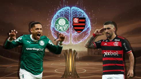 Inteligência artificial prevê quem será campeão da Copa Libertadores. Foto: Miguel Schincariol/Getty Images e Wagner Meier/Getty Images
