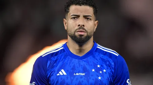 João Marcelo durante confronto contra o Botafogo no Brasileirão de 2024.