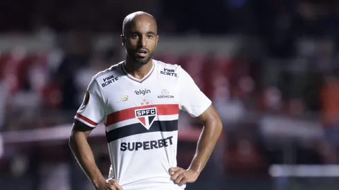 SP - SAO PAULO - 05/02/2025 - PAULISTA 2025, SAO PAULO X MIRASSOL - Lucas Moura jogador do Sao Paulo durante partida contra o Mirassol no estadio Morumbi pelo campeonato Paulista 2025. Foto: Marcello Zambrana/AGIF