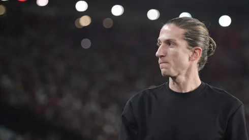 Filipe Luís, técnico do Flamengo. Foto: Thiago Ribeiro/AGIF