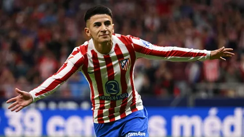 Thiago Almada em campo pelo Atlético de Madrid. (Photo by Denis Doyle/Getty Images)
