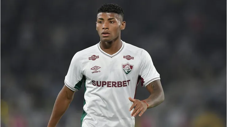 Hercules jogador do Fluminense durante partida contra o Vasco no estadio Maracana pelo campeonato Brasileiro A 2025. Foto: Thiago Ribeiro/AGIF