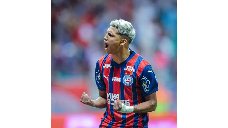 BA - SALVADOR - 27/07/2025 - BRASILEIRO A 2025, BAHIA X JUVENTUDE - Erick Pulga jogador do Bahia durante partida contra o Juventude no estadio Fonte Nova pelo campeonato Brasileiro A 2025. Foto: Jhony Pinho/AGIF