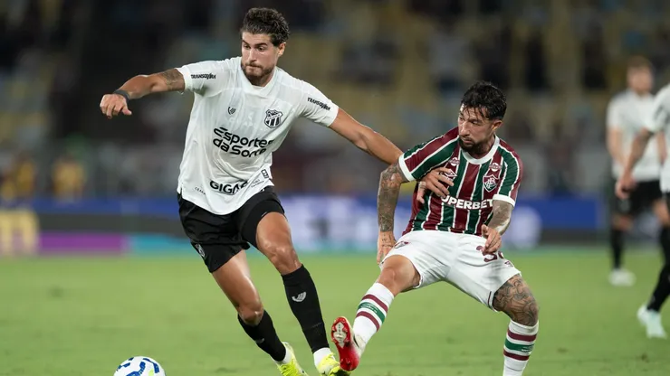 Pedro Raul durante Fluminense x Ceará. Foto: Jorge Rodrigues/AGIF