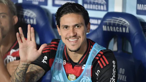 Pedro, atacante do Flamengo. Foto: Thiago Ribeiro/AGIF