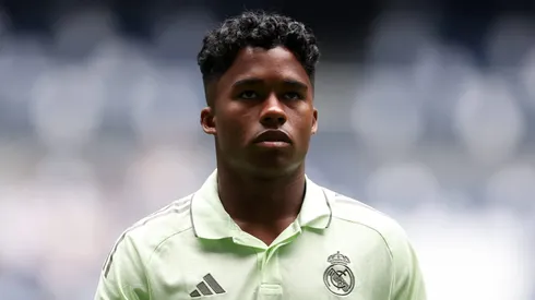 Endrick pelo Real Madrid. (Photo by Florencia Tan Jun/Getty Images)
