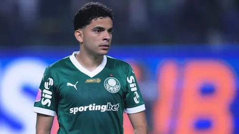 Bruno Rodrigues jogador do Palmeiras durante partida contra o Juventude no estadio Arena Allianz Parque pelo campeonato Brasileiro A 2025.