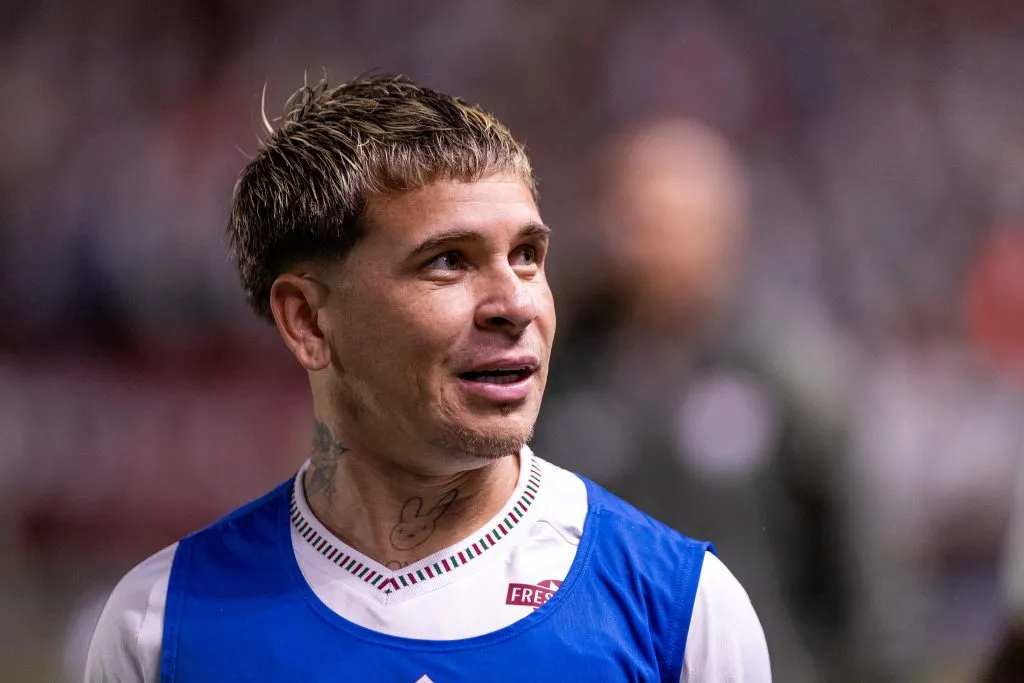 Soteldo jogador do Fluminense durante partida contra o Sport no estadio Ilha do Retiro pelo campeonato Brasileiro A 2025. Foto: Rafael Vieira/AGIF