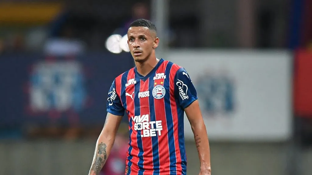 Luciano Juba, do Bahia, pode fechar com clube saudita (Imagem: Jhony Pinho/AGIF)