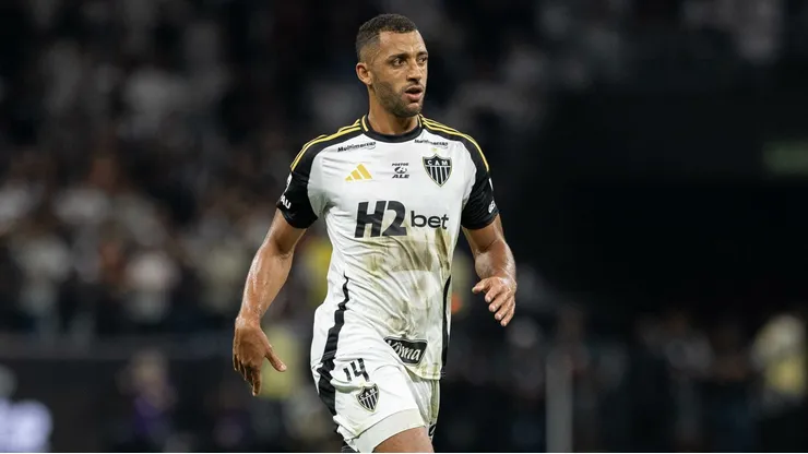 Vitor Hugoj ogador do Atletico-MG durante partida contra o Corinthians no estadio Arena Corinthians pelo campeonato Brasileiro A 2025. Foto: Joisel Amaral/AGIF