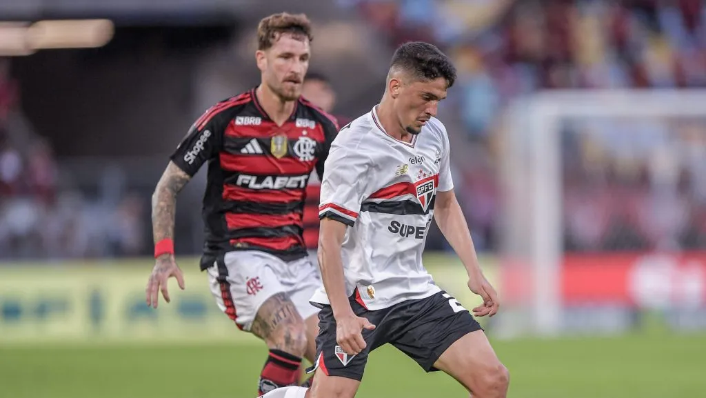 São Paulo x Flamengo e enfrentam pelo Campeonato Brasileiro A 2025. Foto: Thiago Ribeiro/AGIF